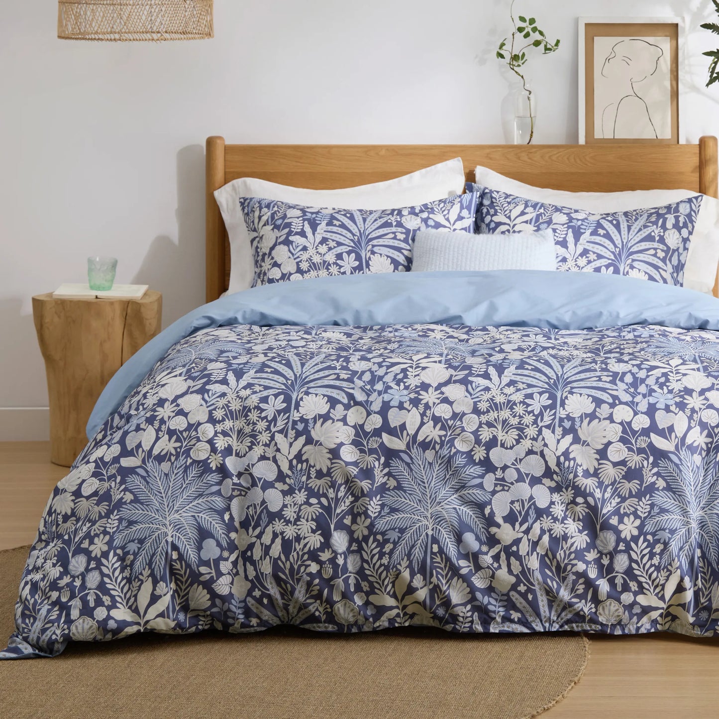 PureWoven™ 100% Cotton Patterned Duvet Cover Set