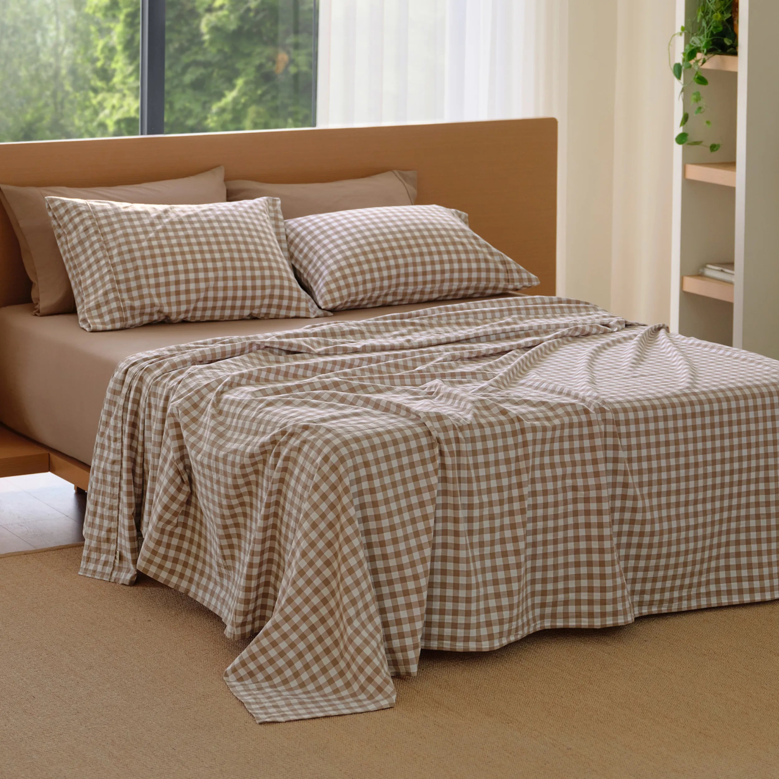 6-Piece Washed Cotton Sheet Set