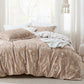 Reversible Floral Print Comforter Set