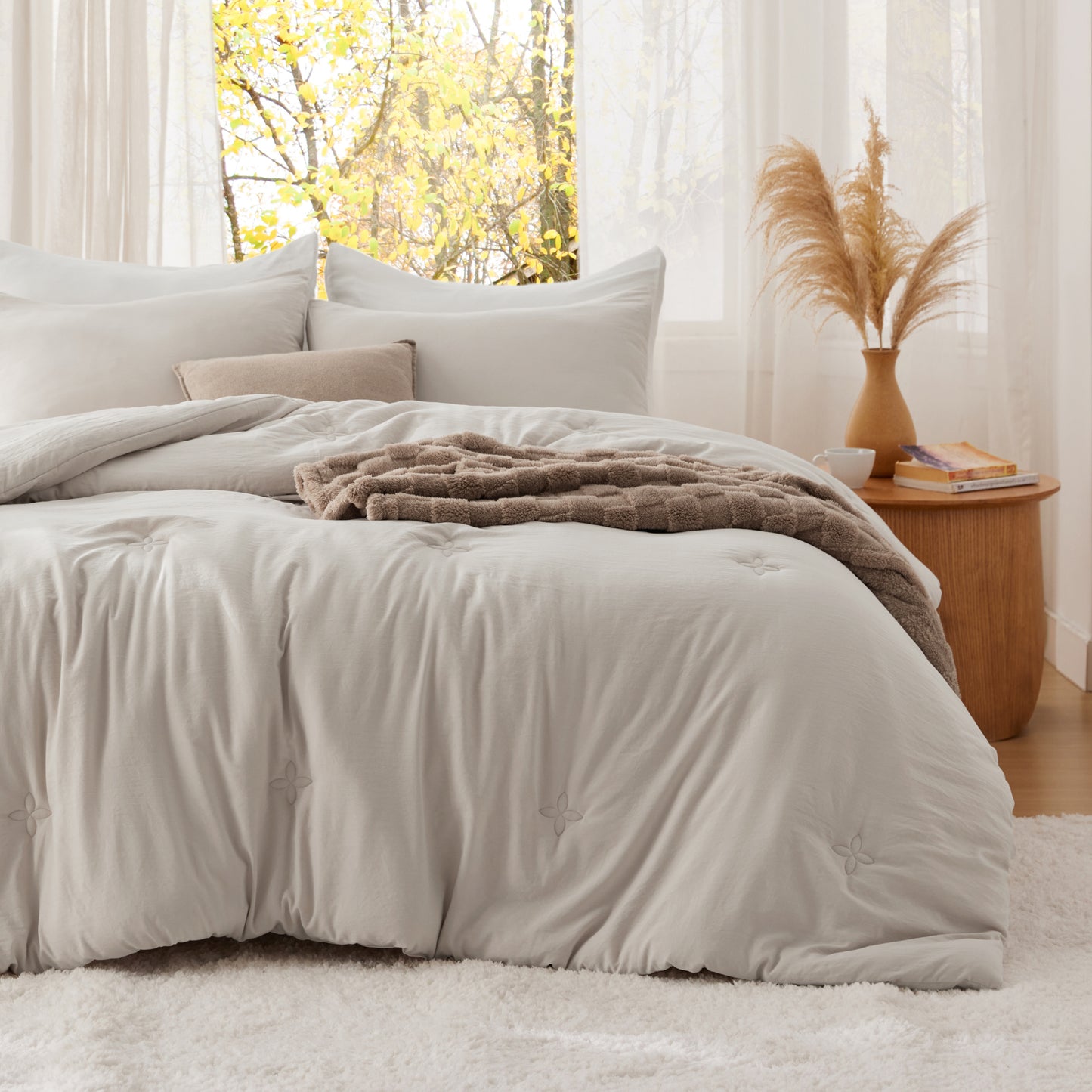 GentleSoft® Textured Quilted Comforter Set
