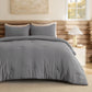 Prewashed Plain Comforter Set