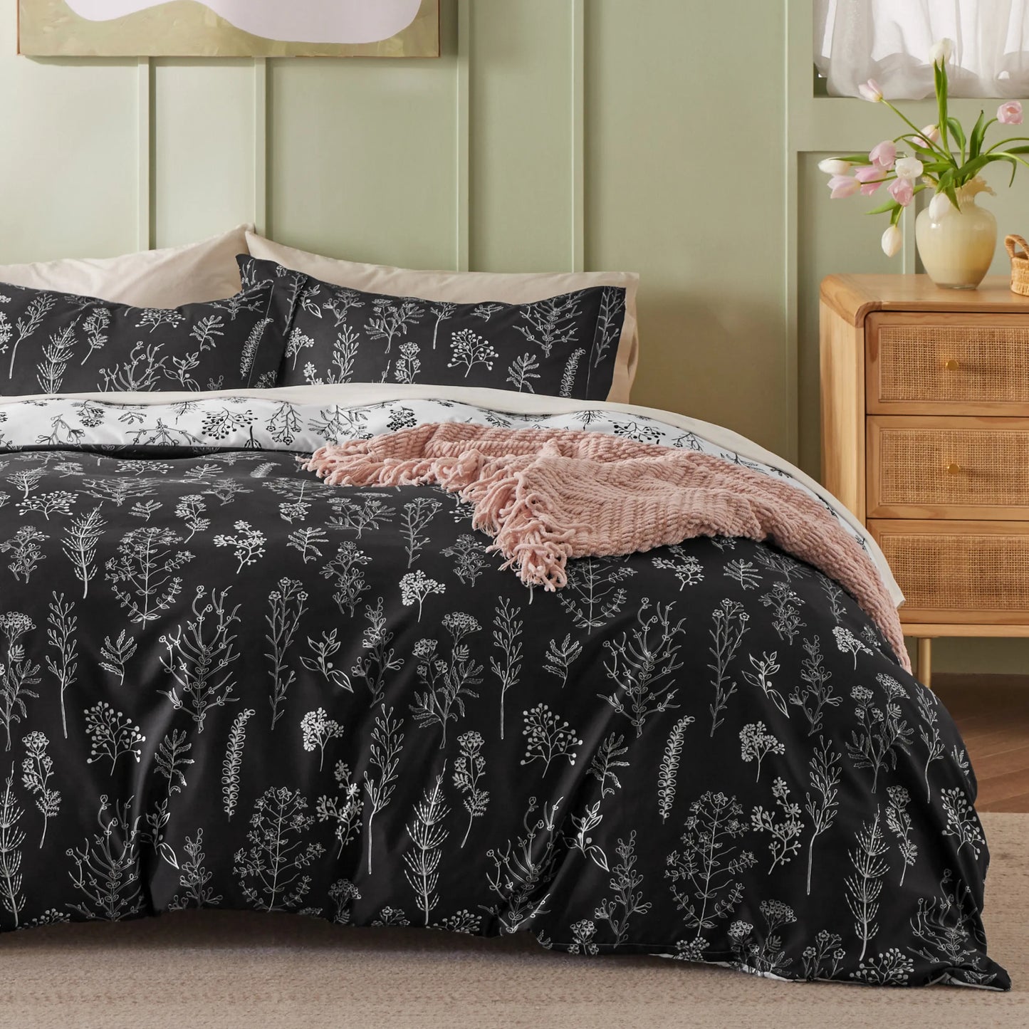 Floral Comforter Set