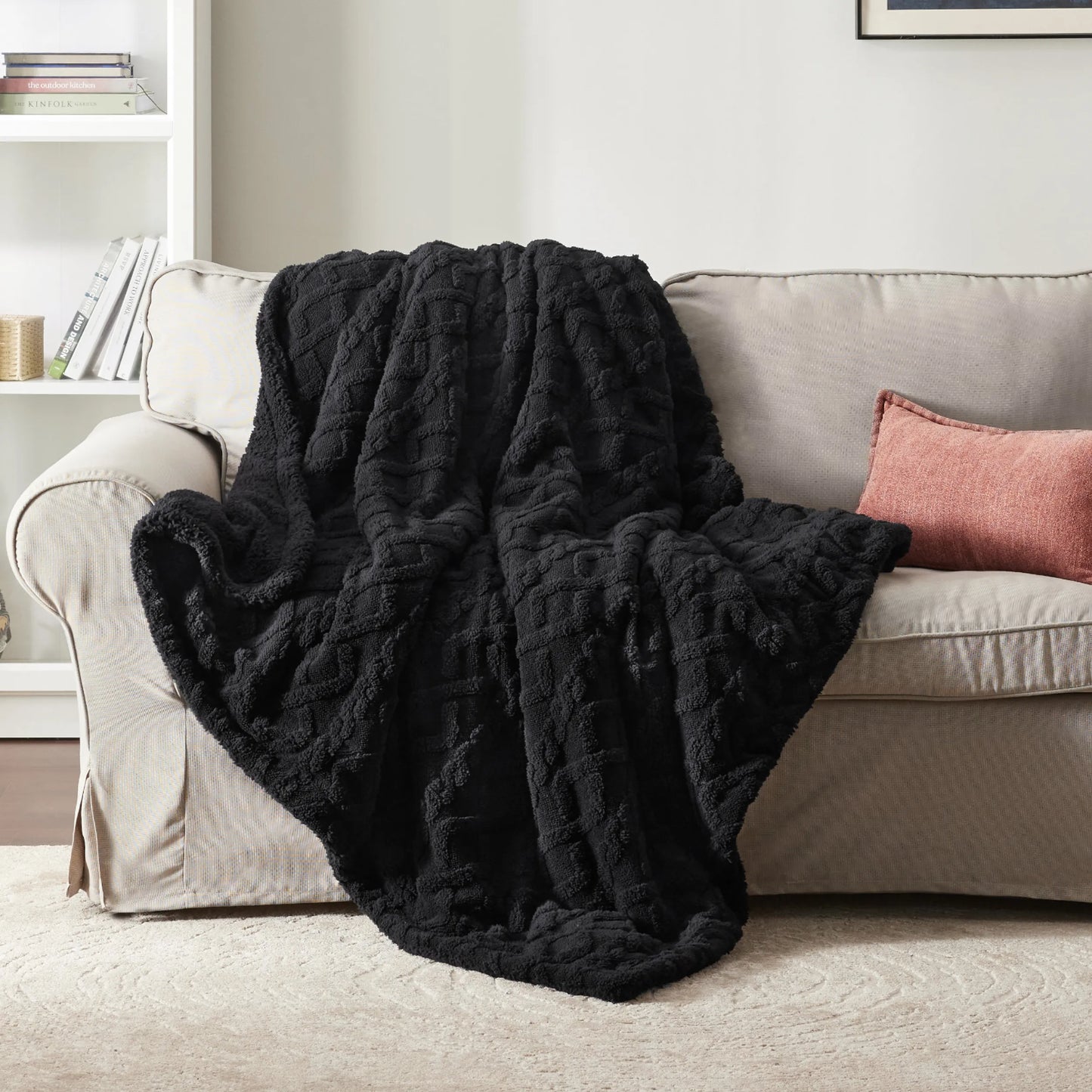Sherpa Throw Blanket For Couch