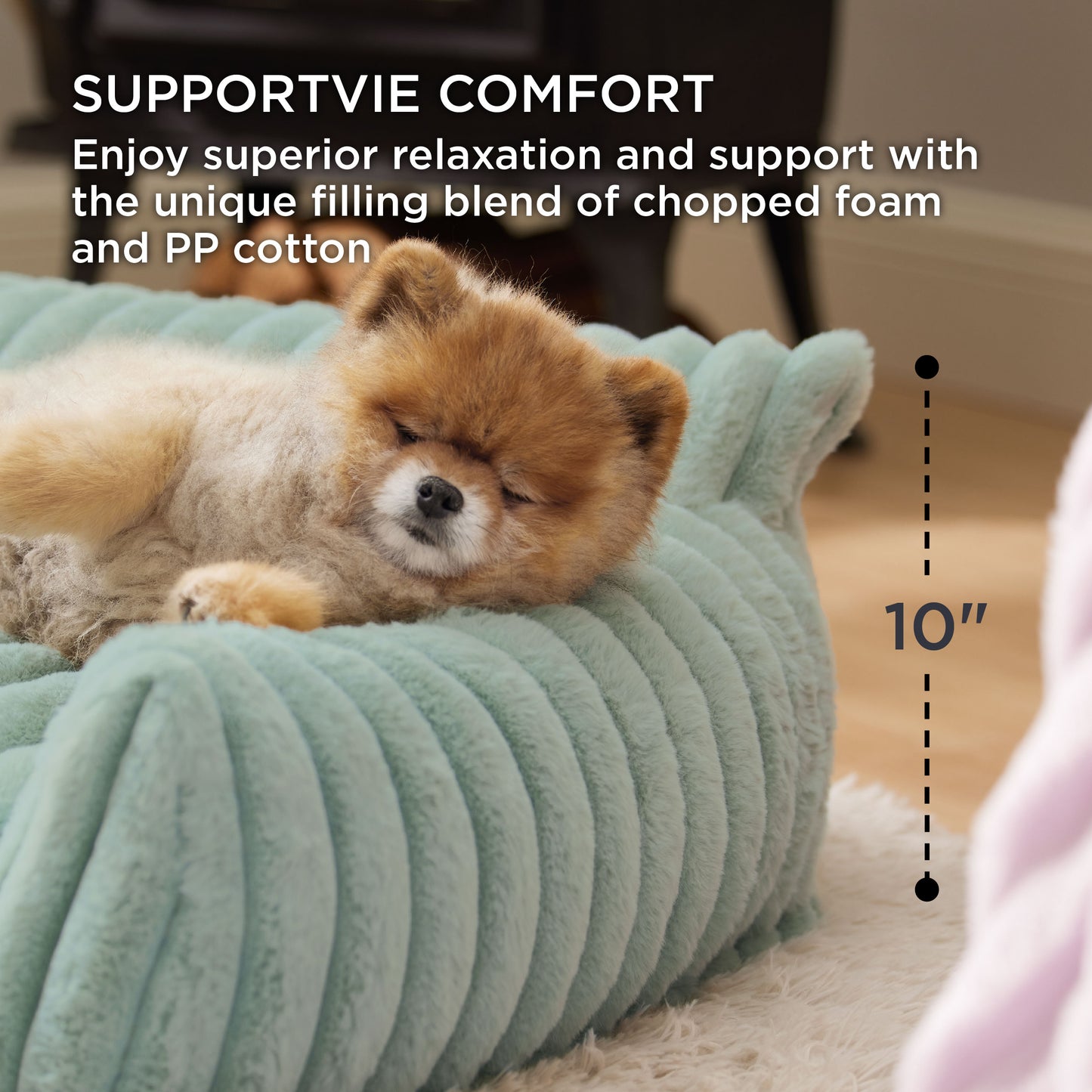 Corduroy Fleece Cat Couch