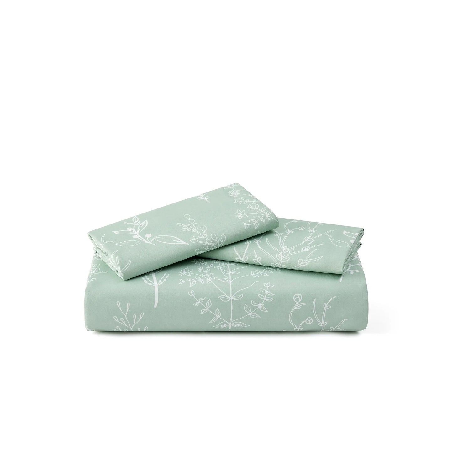 Reversible Floral Print Duvet Cover Set