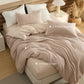 GentleSoft® Cotton Waffle Duvet Cover Set