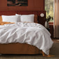 PureWoven™ Cotton Waffle Weave Duvet Cover Set
