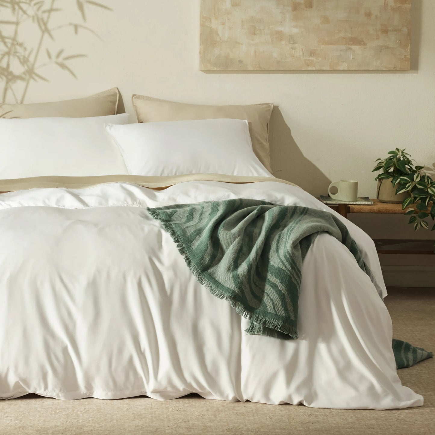 PureWoven™ Organically Grown Bamboo Viscose Duvet Cover Set