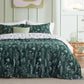 Reversible Floral Print Comforter Set