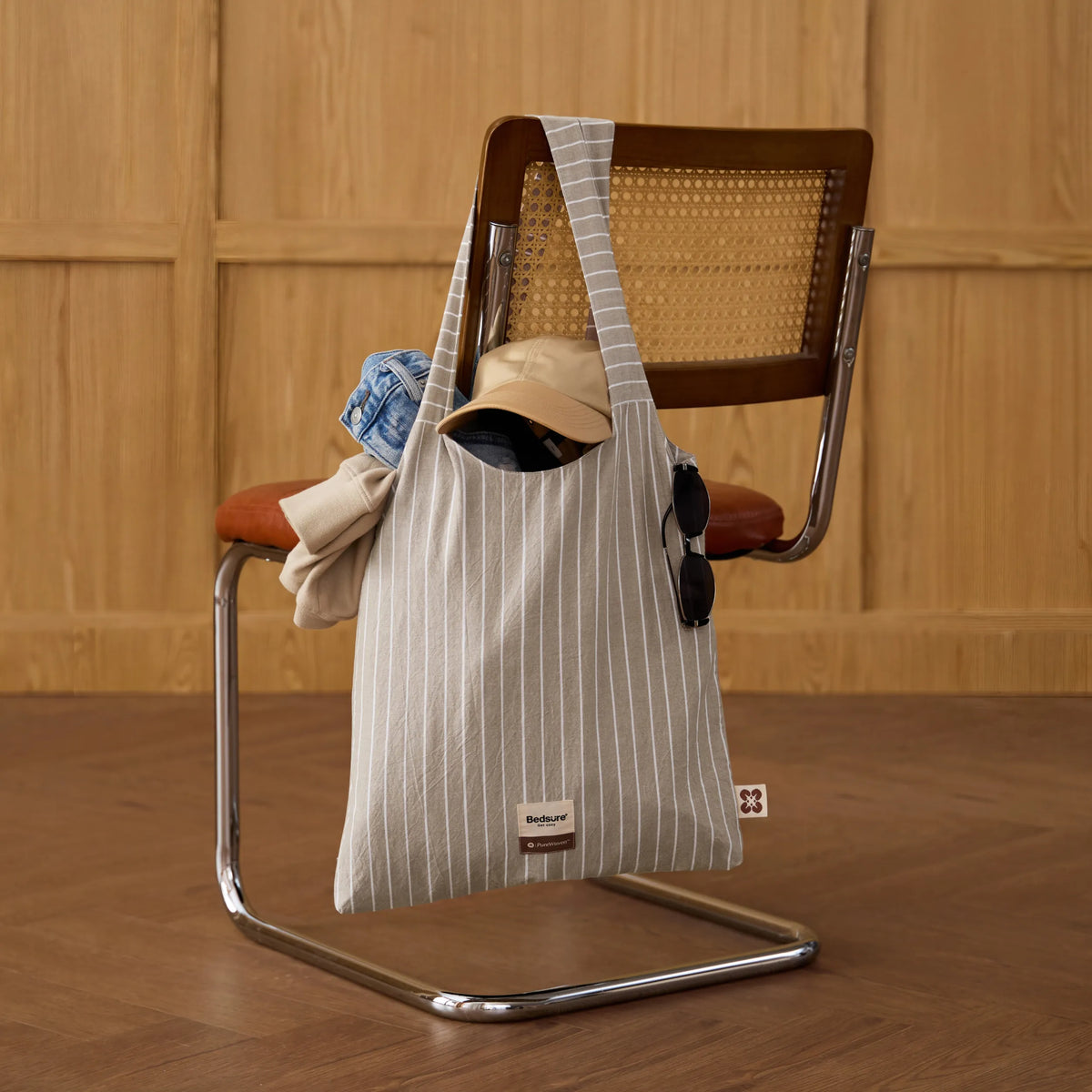 Washed Cotton Tote Bag