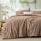 Striped Flannel Comforter Set