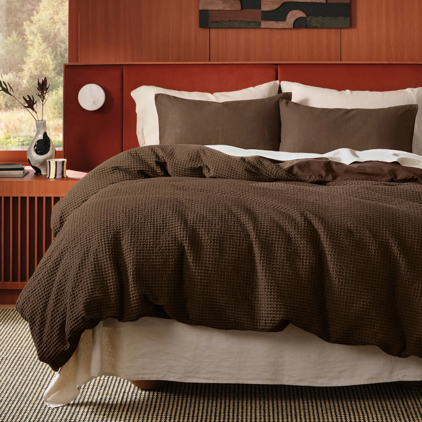 PureWoven™ Cotton Waffle Weave Duvet Cover
