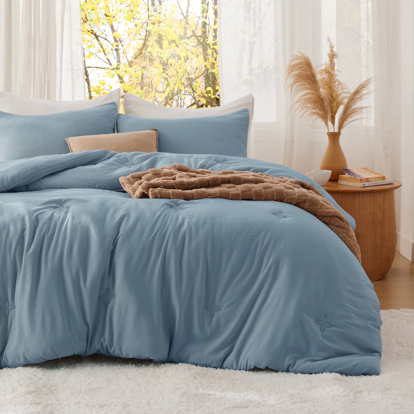 GentleSoft® Textured Quilted Comforter Set