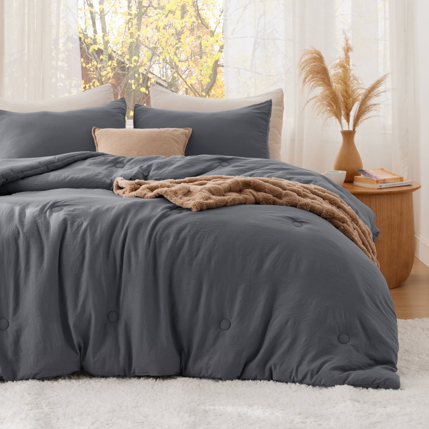 GentleSoft® Textured Quilted Comforter Set