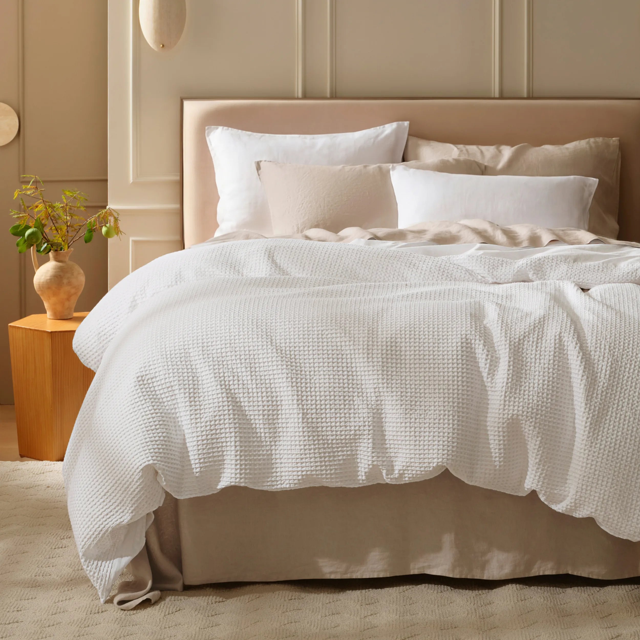 PureWoven™ Cotton Waffle Weave Duvet Cover