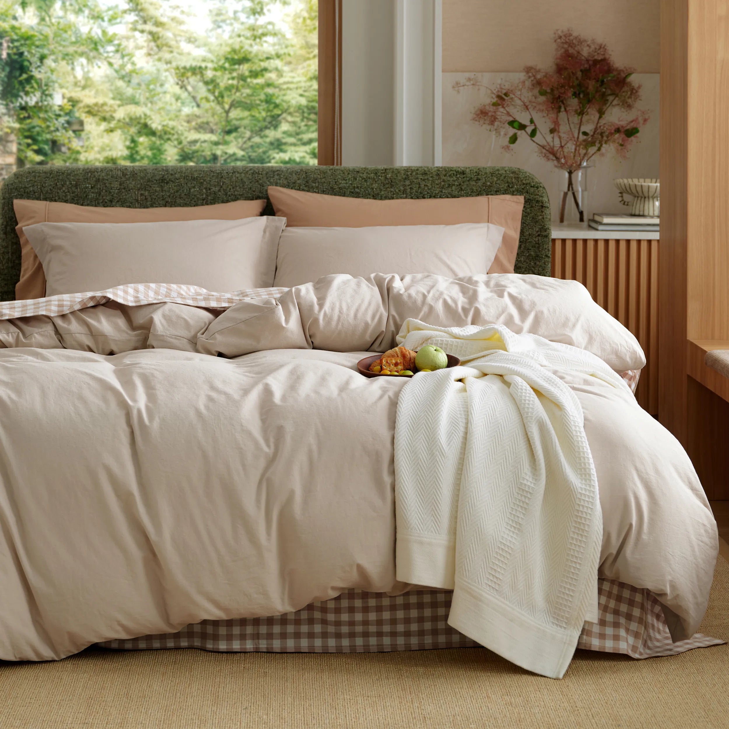 PureWoven™ Washed Cotton Duvet Cover Set