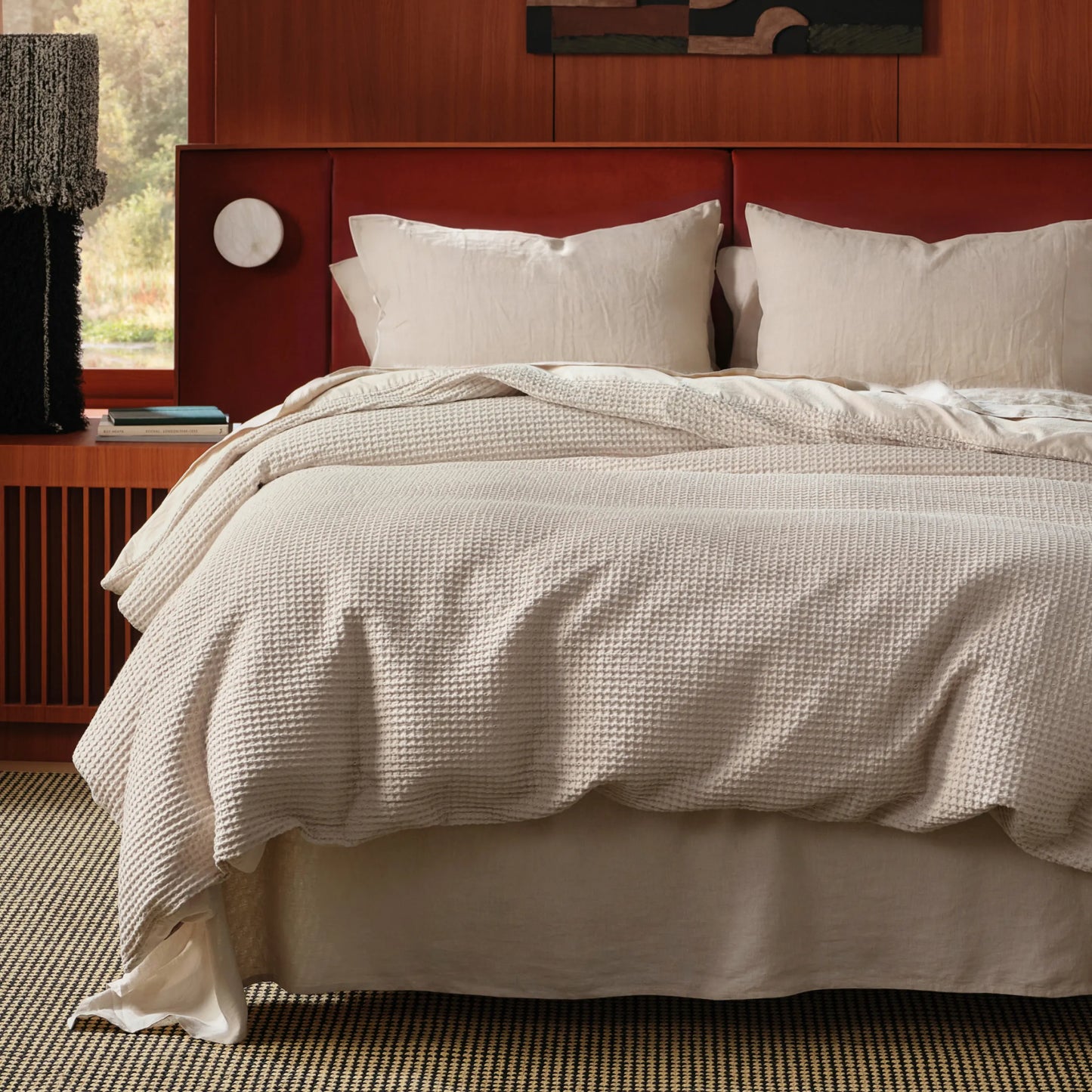 PureWoven™ Cotton Waffle Weave Duvet Cover
