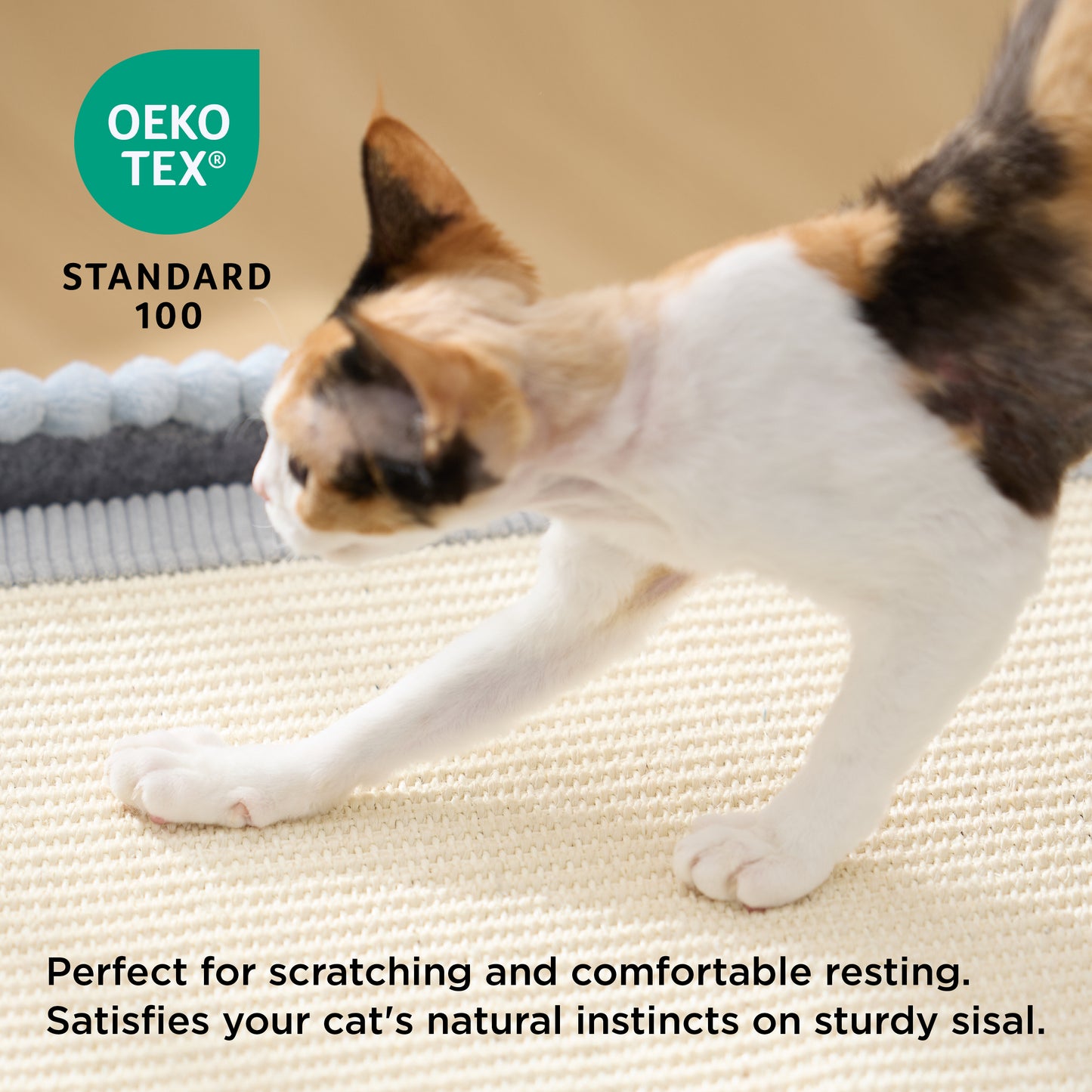 2-in-1 Corduroy Cat Scratcher House