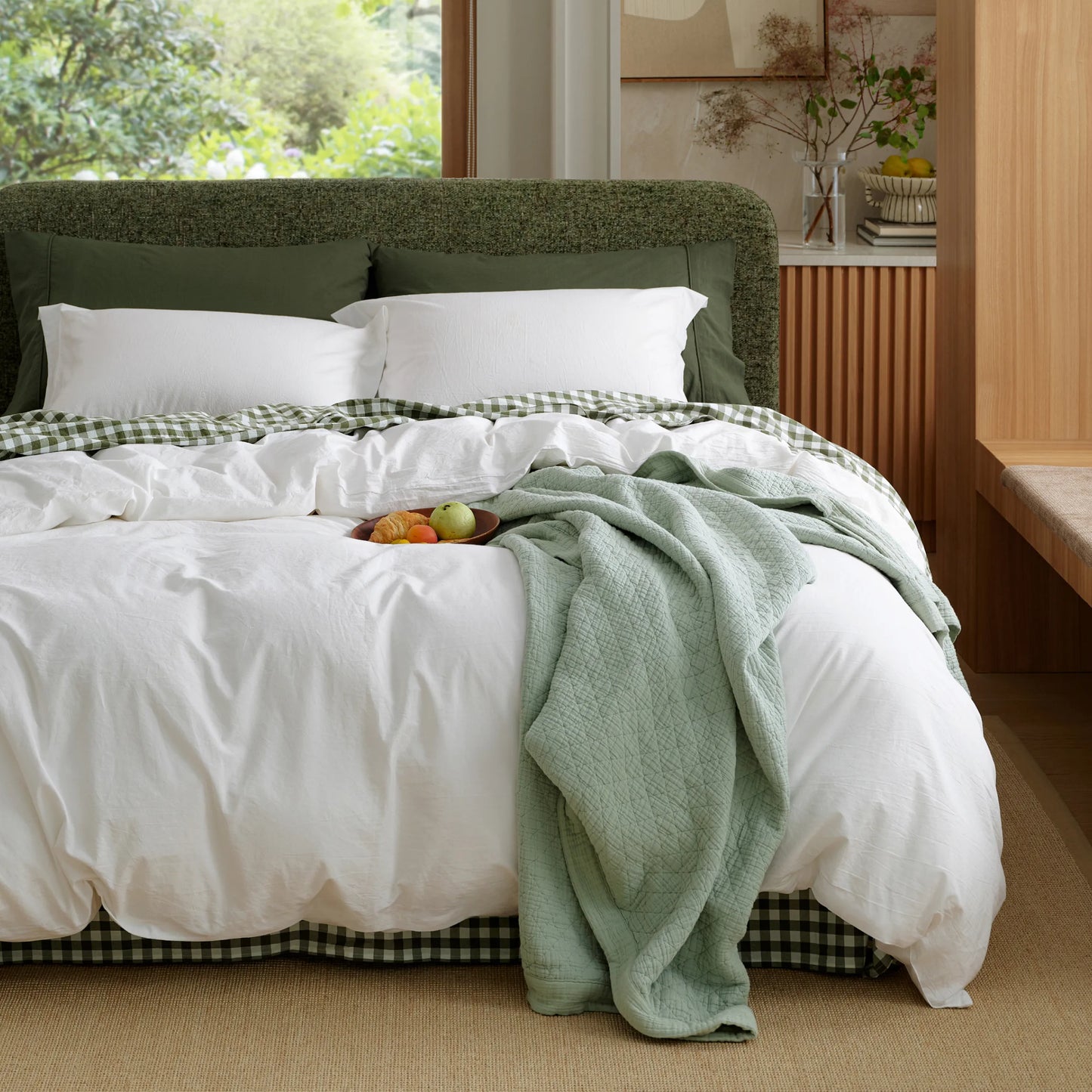 PureWoven™ Washed Cotton Duvet Cover Set