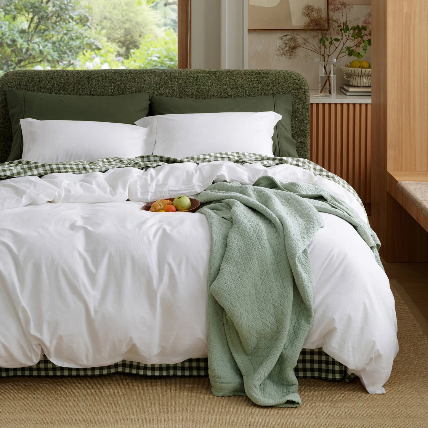PureWoven™ Washed Cotton Duvet Cover Set