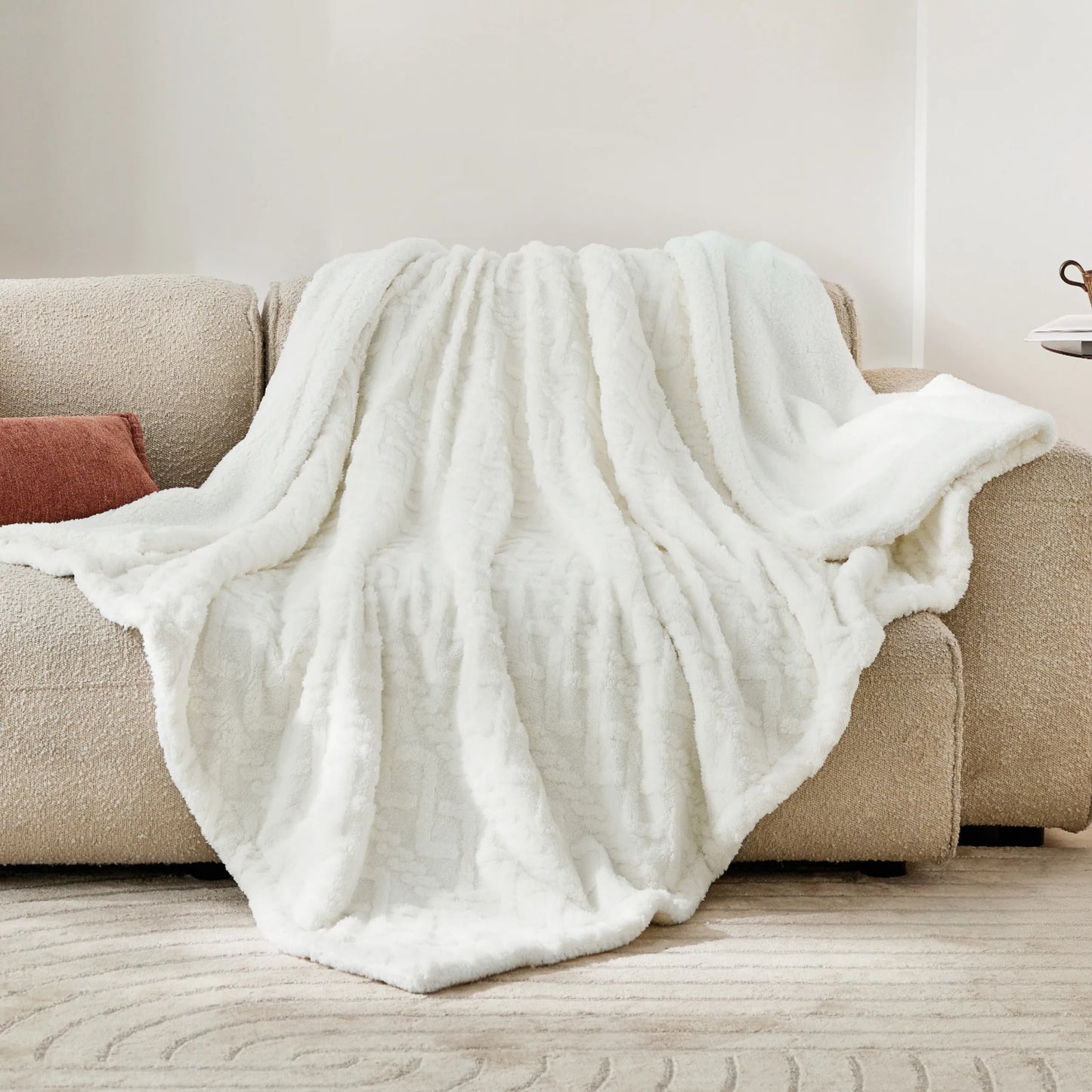 Sherpa Throw Blanket For Couch