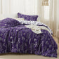 Reversible Floral Print Comforter Set