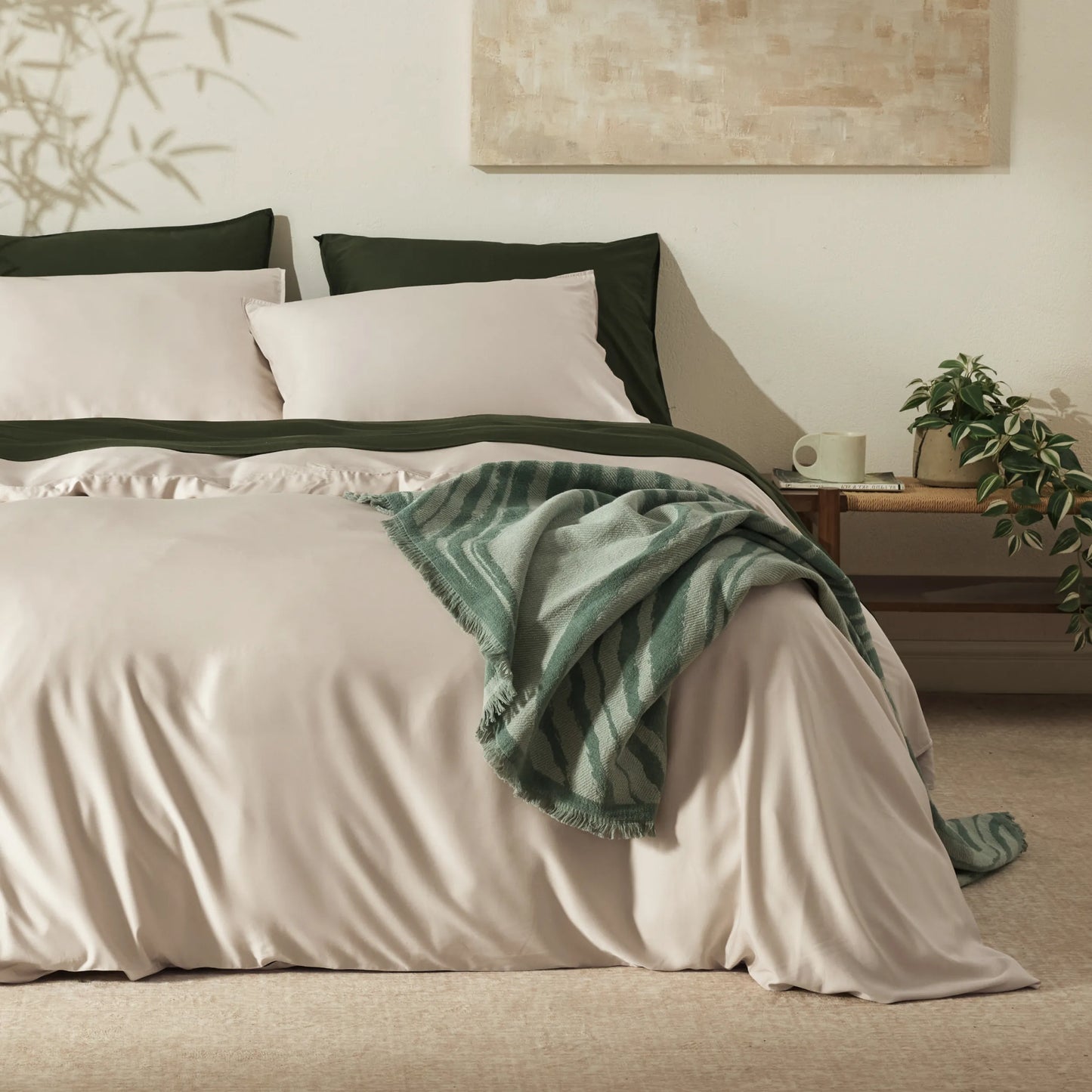 PureWoven™ Organically Grown Bamboo Viscose Duvet Cover Set
