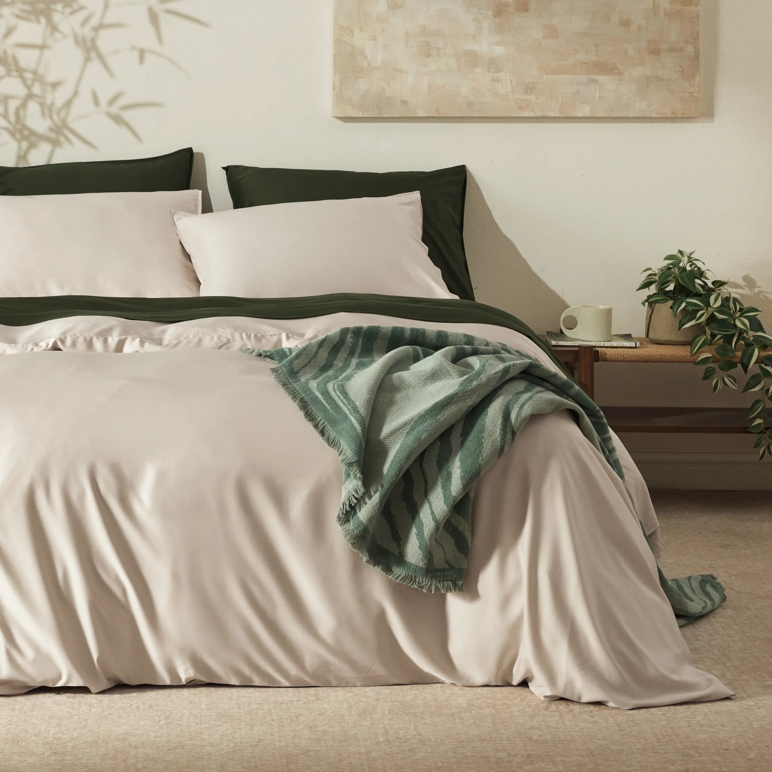 BareNights Viscose Derived from Bamboo Duvet Cover Set