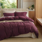 PureWoven™ Washed Cotton Duvet Cover Set