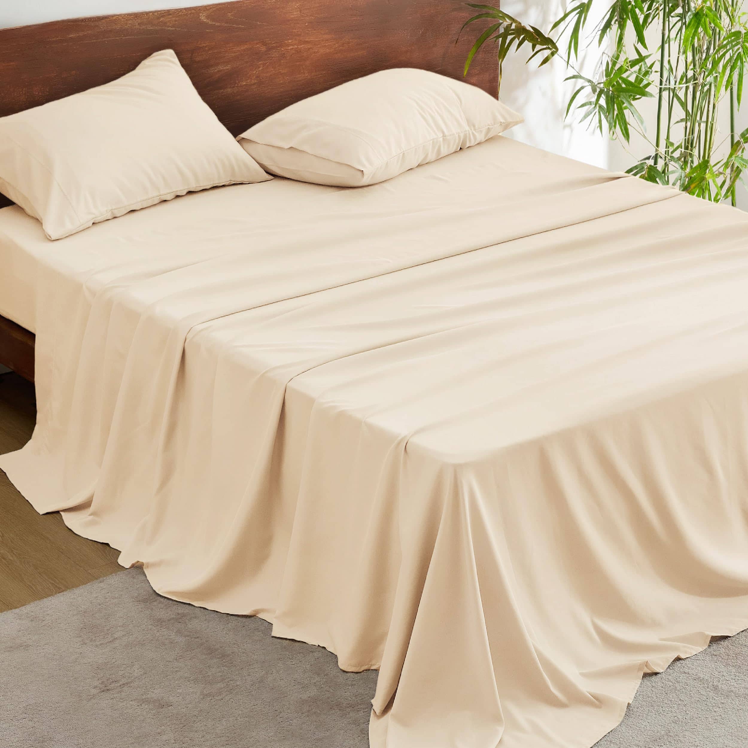 Polyester and Rayon Derived From Bamboo Blend Sheet Set