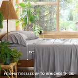 Rayon Derived from Bamboo and Linen Sheet Set