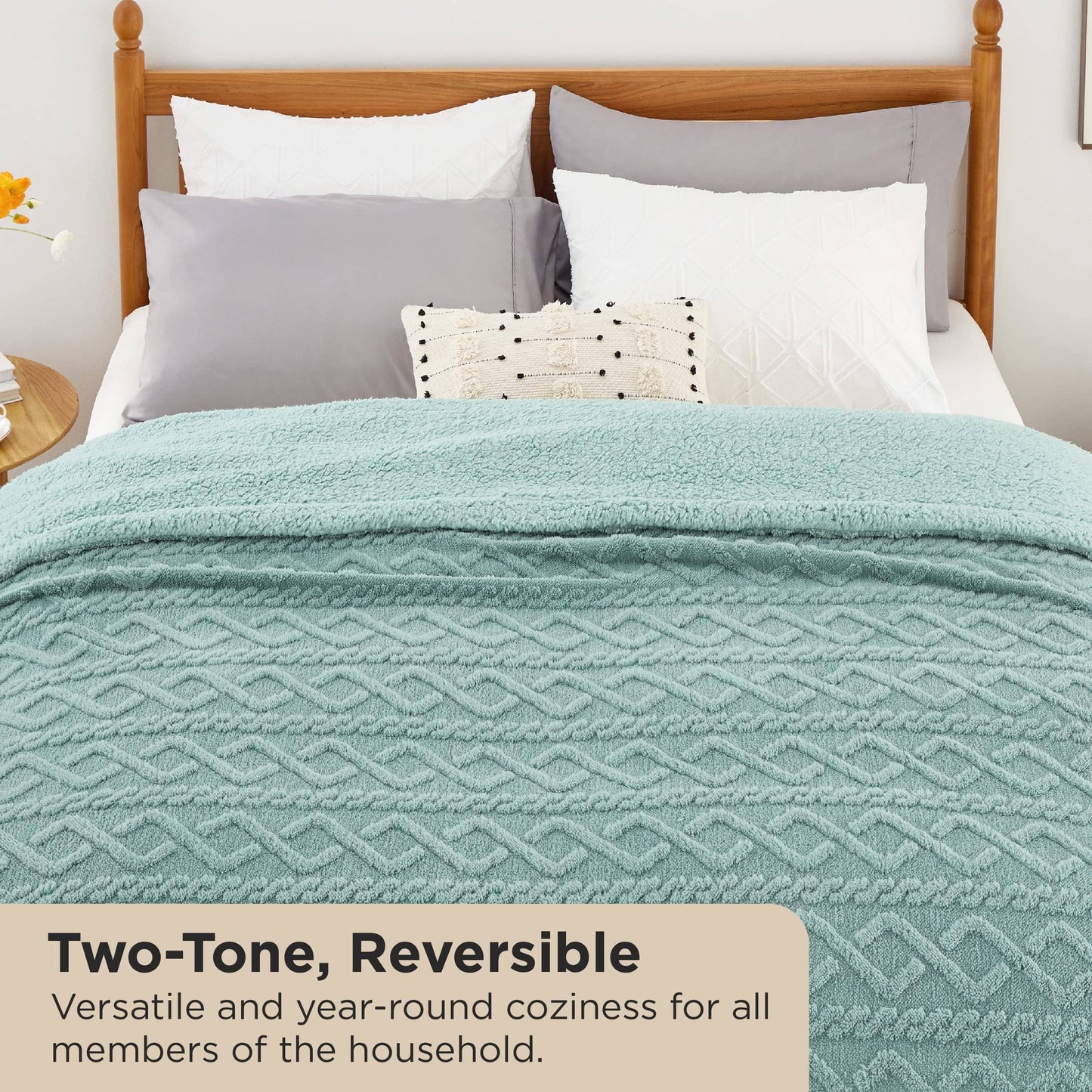 Sherpa Throw Blanket For Couch