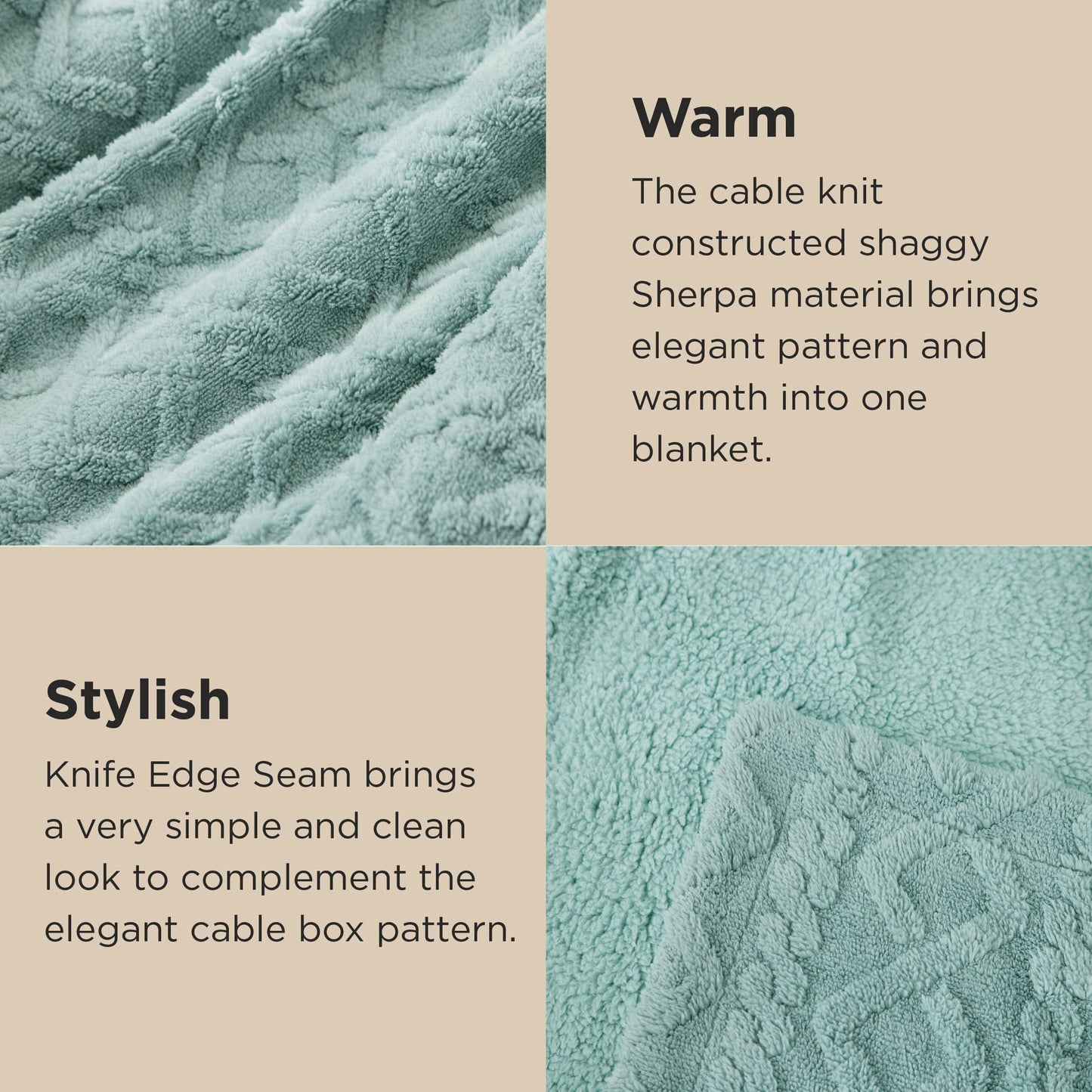 Sherpa Throw Blanket For Couch
