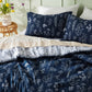 Reversible Floral Print Comforter Set