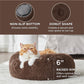 Calming Donut Bed for Dogs and Cats