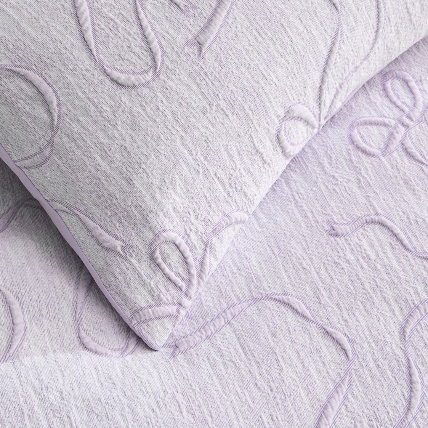 Graceful Bow Jacquard Comforter Set