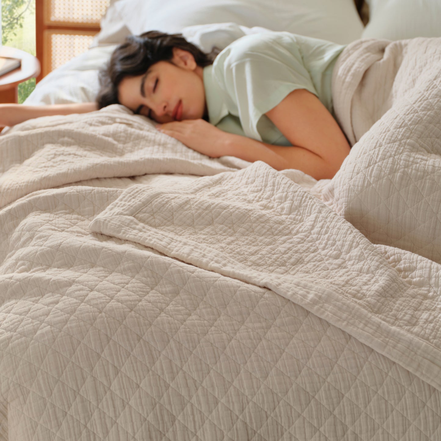 PureWoven™ 100% Cotton 8-Layer Gauze Blanket