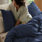 PureWoven™ Washed Cotton Duvet Cover Set