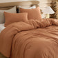 Prewashed Plain Comforter Set