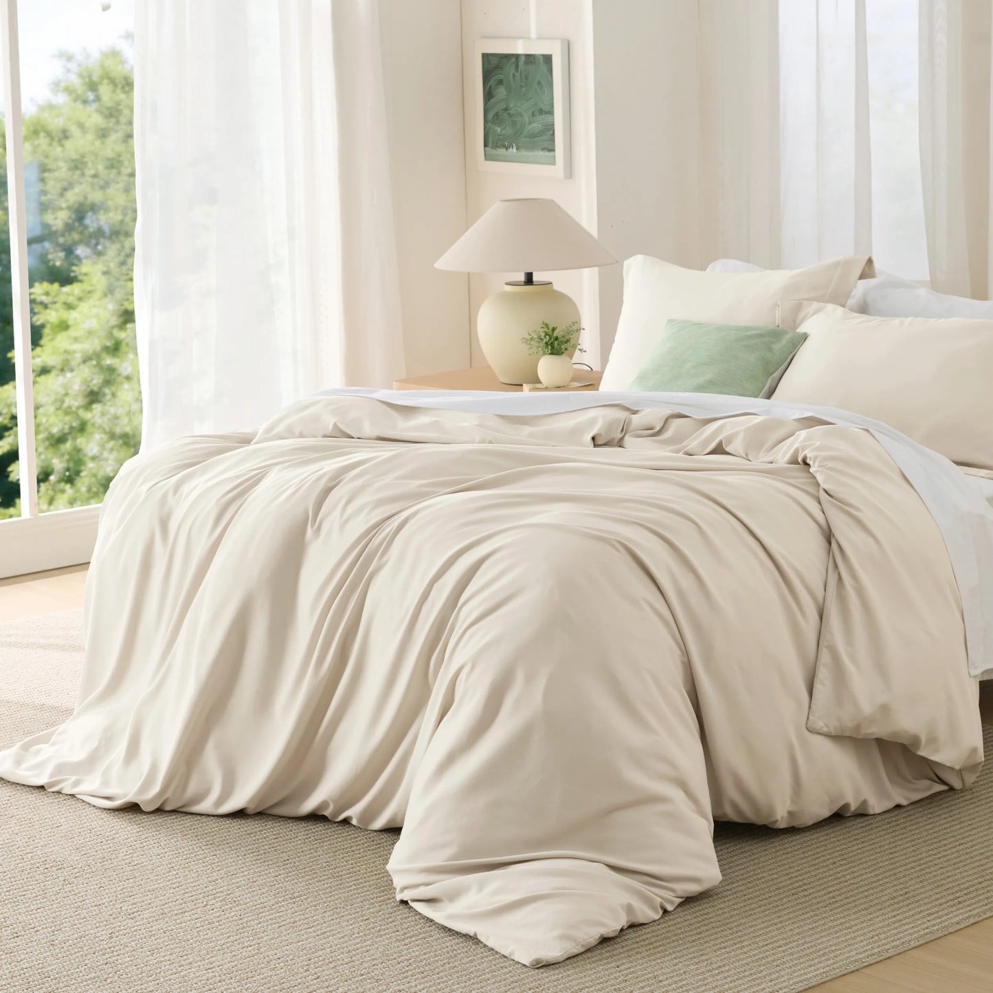 Brushed Microfiber Duvet Cover Set