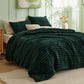 Striped Flannel Comforter Set