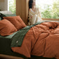 PureWoven™ Washed Cotton Duvet Cover Set