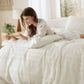 Boho Tufted Embroidery Duvet Cover Set
