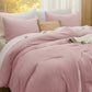 Prewashed Plain Comforter Set