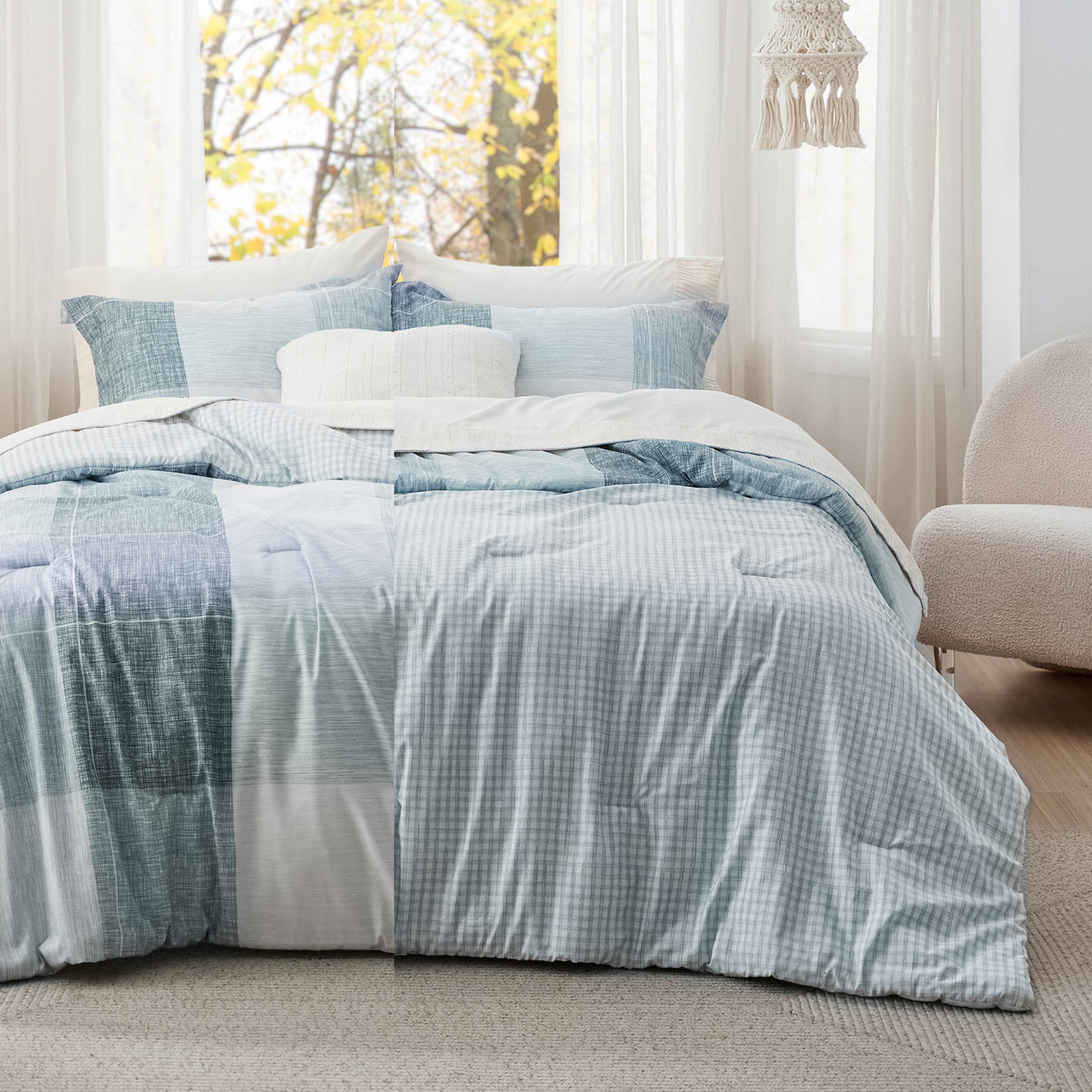 Twin Microfiber Duvet Cover Set | Soft & Cozy – Bedsure