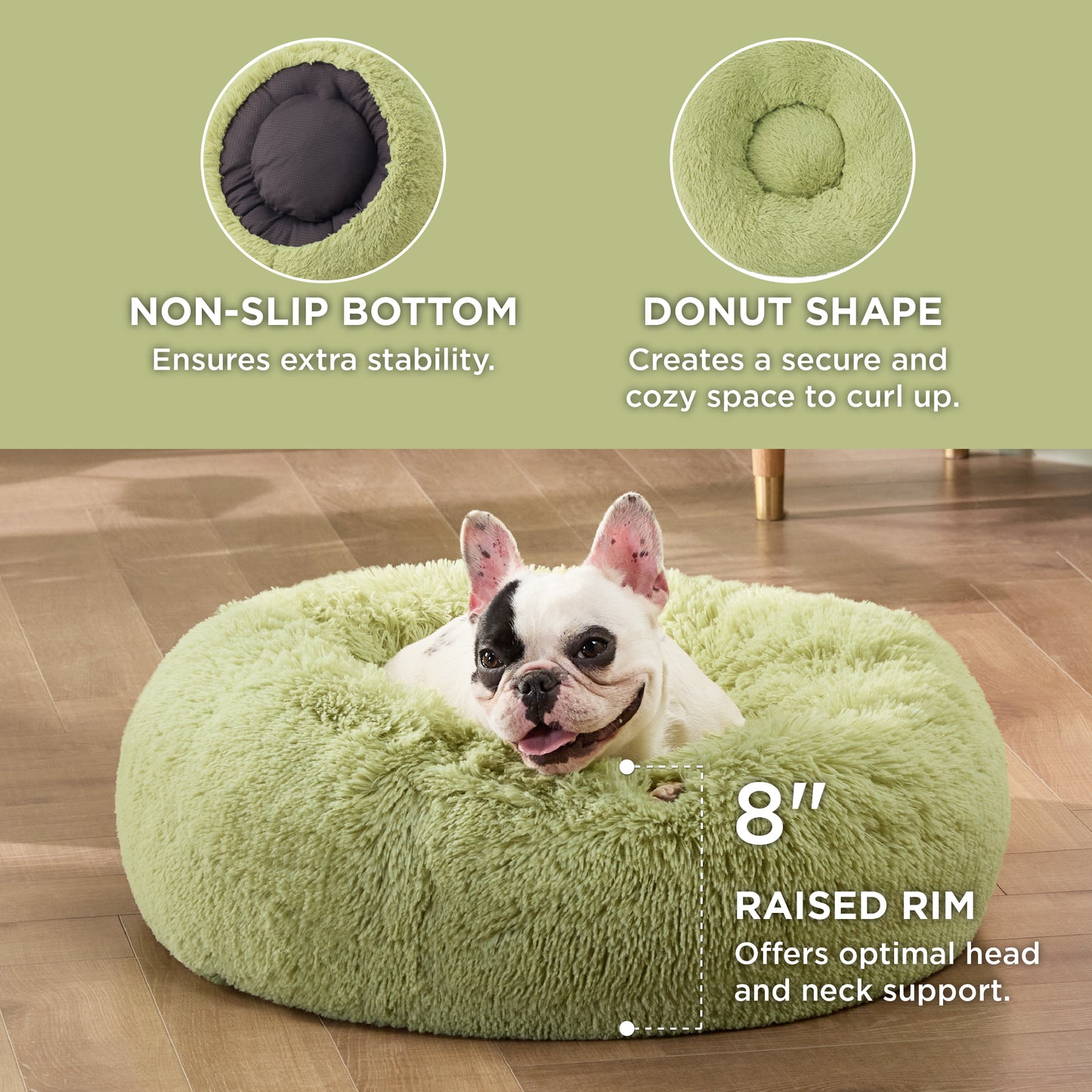 Calming Donut Bed for Dogs and Cats