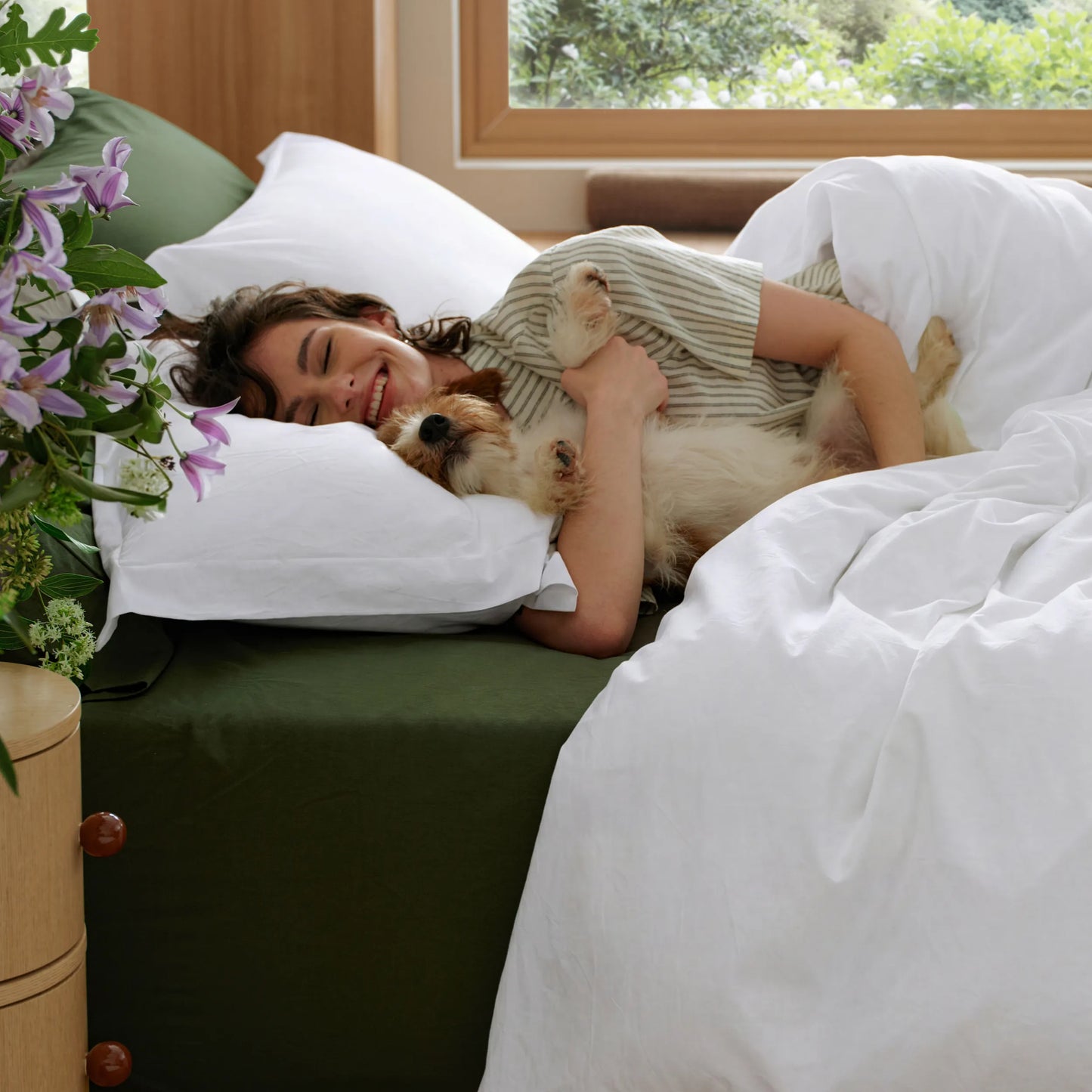 PureWoven™ Washed Cotton Duvet Cover Set