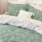 Reversible Floral Print Comforter Set