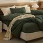 GentleSoft® Cotton Waffle Duvet Cover Set