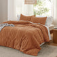 Striped Tufted Embroidery Duvet Cover Set